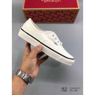 Vans AUTHENTIC 44 DX Giày trượt ván Canvas Xu hướng thời trang Giày thông thường Giày thể thao trắng 36-44