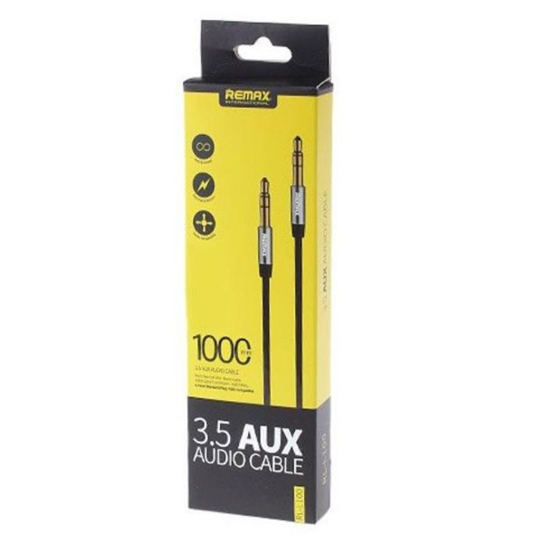 Cáp âm thanh REMAX Rl-l100 Aux audio cable Jack cắm 3.5mm dài 1M