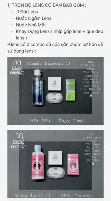 [Sale] Hướng Dẫn Sử Dụng - Perfect Lens cao cấp