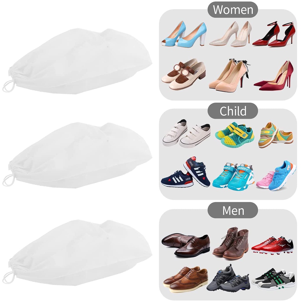 Set 5 Túi Dây Rút Đựng Giày Chống Bụi Tiện Dụng