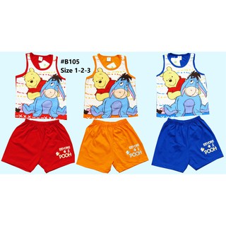 Bộ gấu Pooh 100% cotton hiệu Disney Thái Lan