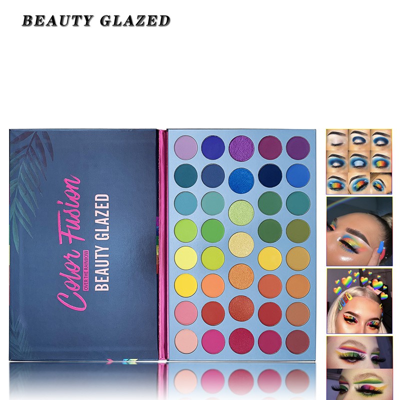 Bảng Phấn Mắt Beauty GLAZED 39 Màu Cầu Vồng Lâu Trôi