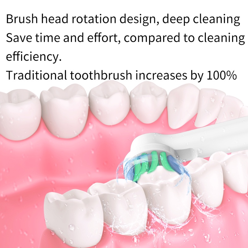 Bộ 4 đầu bàn chải thay thế SUOLAER cho bàn chải điện Oral B