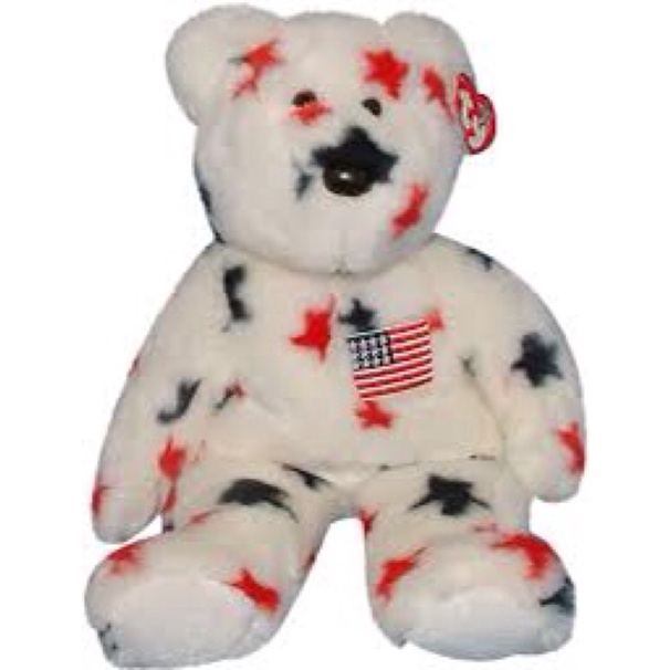 Gấu Rare 'Glory' The Bear  Ronald McDonald Ty Beanie Baby -Mỹ