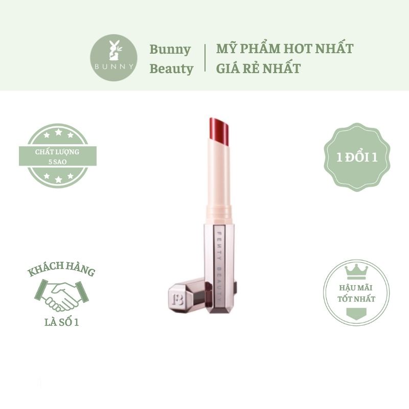 Son thỏi Fenty Beauty By Rihanna Mattemoiselle Plush Matte Lipstick Bunny Beauty hàng đủ bill