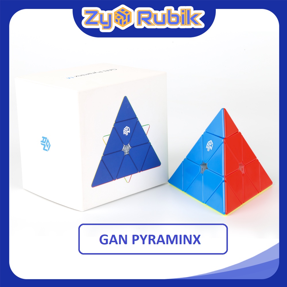 ♙◑◑[Rubik Pyraminx] Rubik Gan Pyraminx - Kim Tự Tháp/ Tam Giác (Có nam châm/ 3 phiên bản)