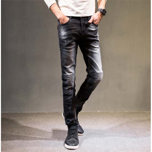 quần jeans ống côn xếp ly Mã: ND1095