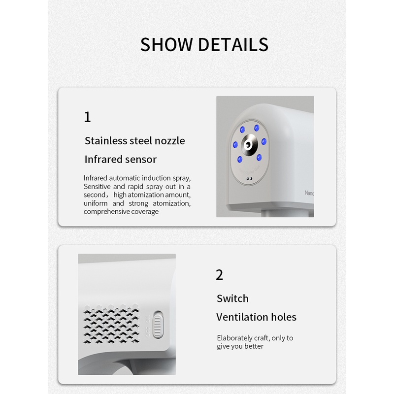 Súng Bắn Nano Phun Sương Mini Steam Gun GD-09