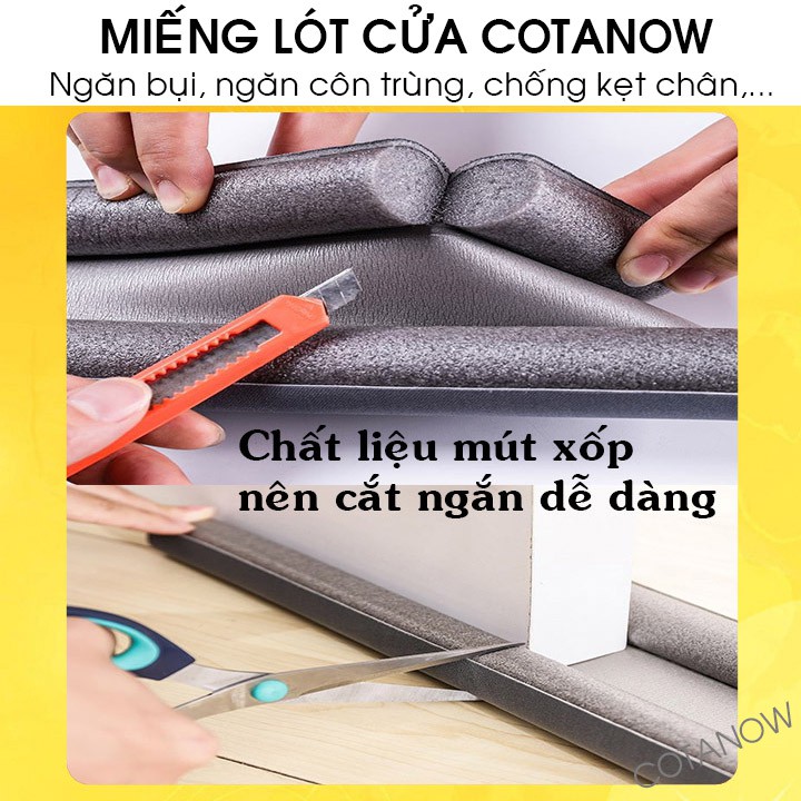 Miếng Lót Cửa - Thanh Xốp Chặn Khe Cửa COTANOW