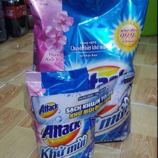 Bột giặt attack hương anh đào 3.8kg +tặng gói attack 720g