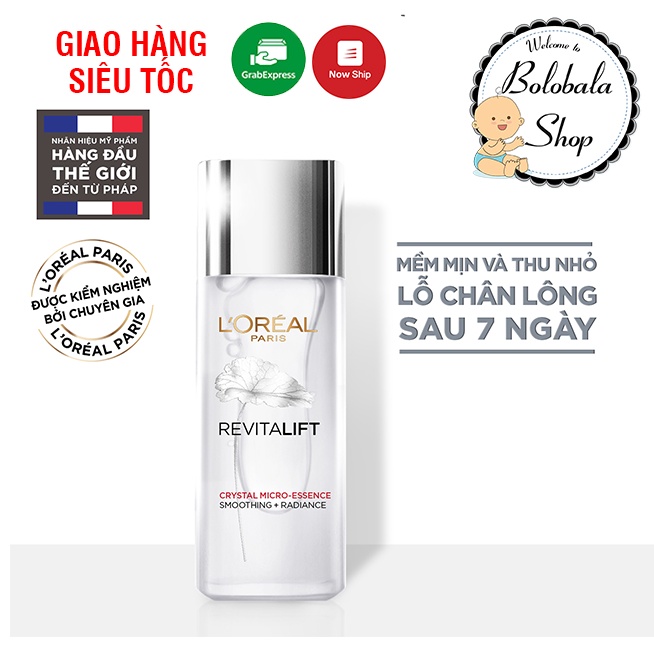 Dưỡng Chất Căng Mướt Da L'Oreal Revitalift Crystal Micro Essence Loreal 22ml Date mới