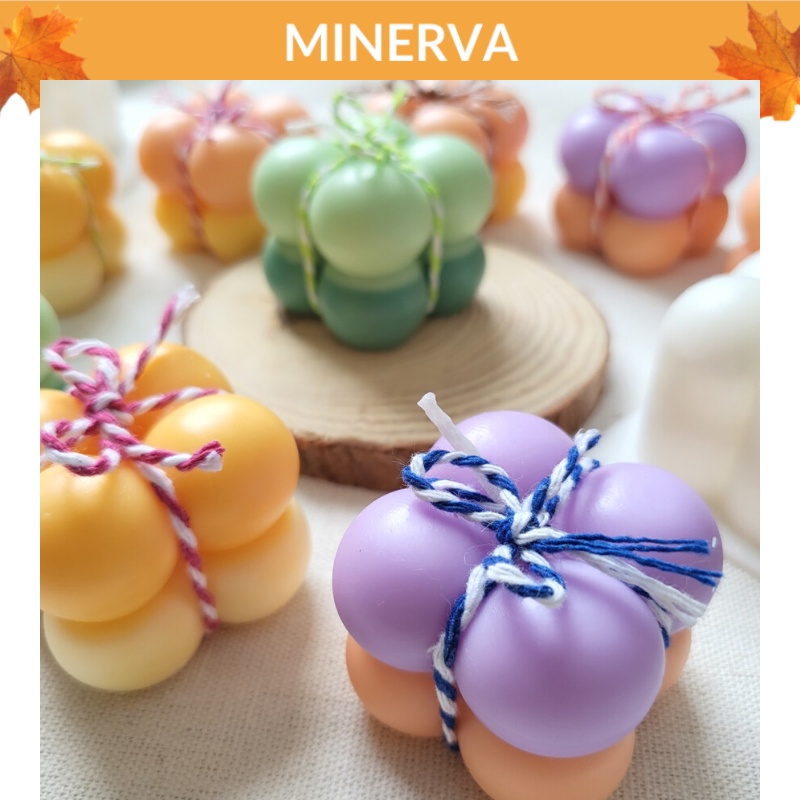 Nến thơm RUBIK mini không khói , phụ kiện trang trí , quà tặng handmade