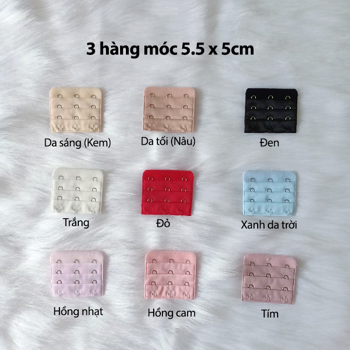 Miếng nối áo ngực thép không gỉ - 2,3,4 móc