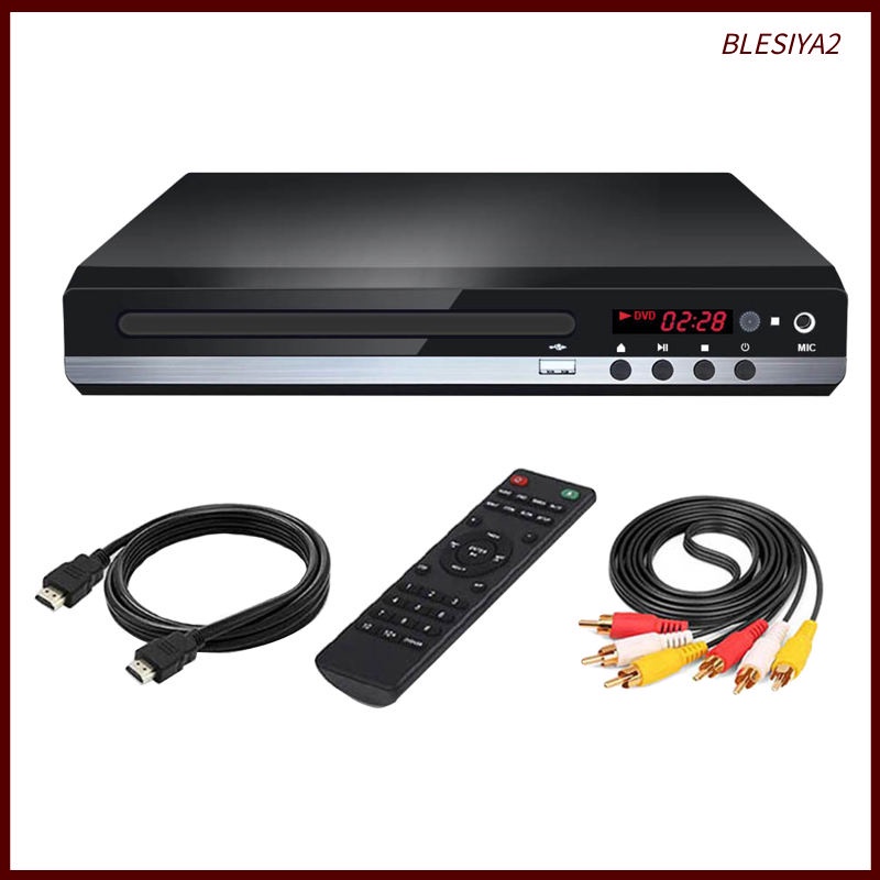 DVD Player HDMI AV Cable Region Free UHD 1080P for Home Remote Control US