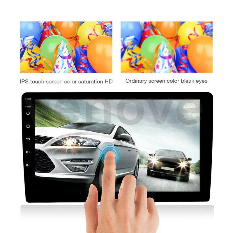 (2+16G)Universal 9 Inch 2 Din Car Radio Stereo Audio MP5 Android Player GPS Wifi Bluetooth(Balck)