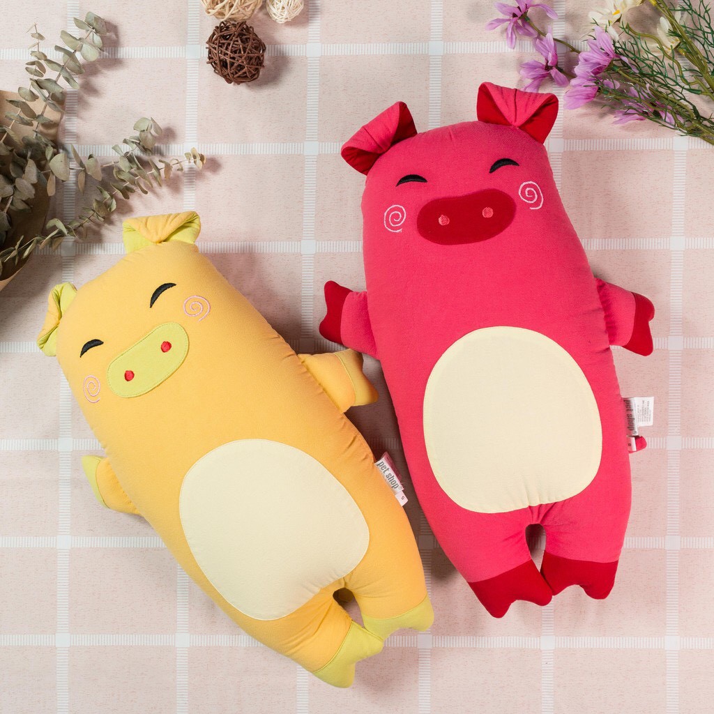 Thú nhồi bông hình heo con/cún con cotton cao cấp Petshop