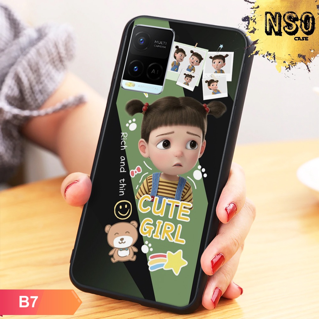[HÀNG MỚI HOT] Ốp Lưng Vivo Y21 - Y21s In Hình Girl Siêu Cute Đẹp