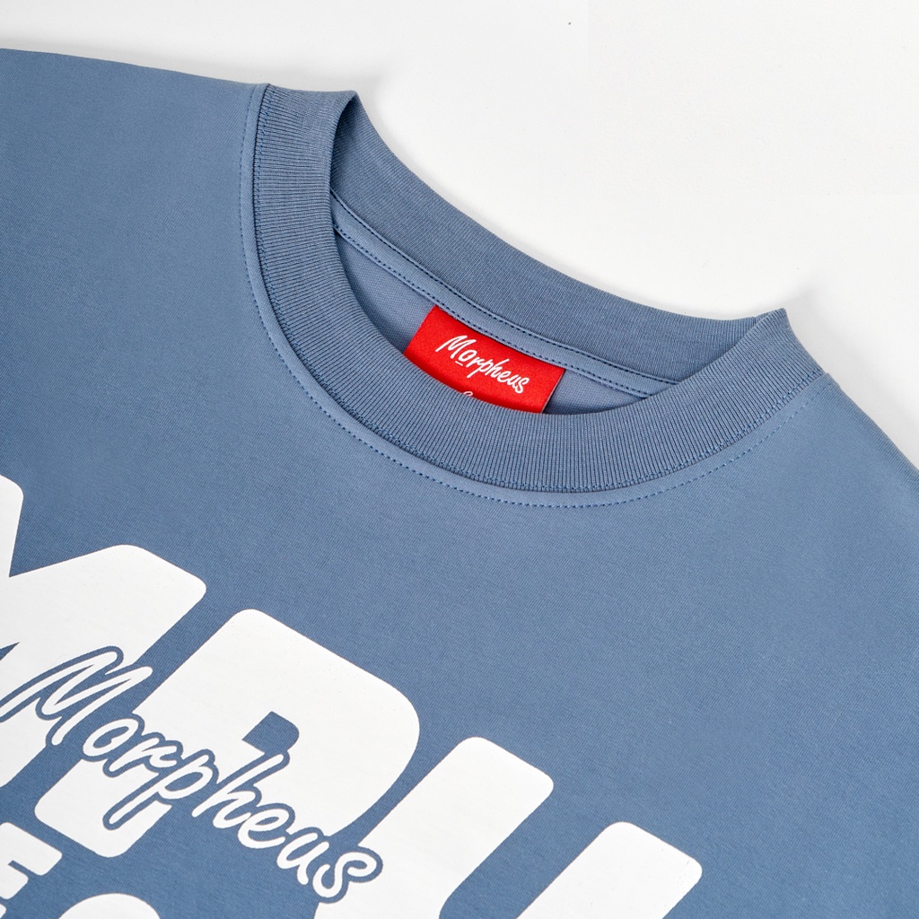 Áo Thun Unisex Morpheus màu Xám Xanh 100% Cotton - Local Brand Chính Hãng