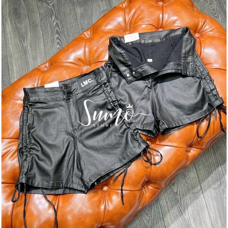 QUẦN DÂY RÚT HAI BÊN VẢI DA