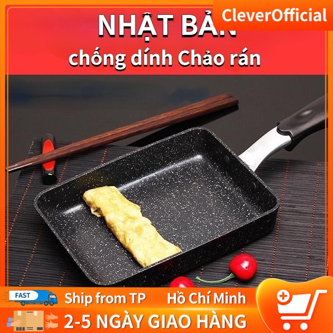 ⚡ Vận chuyển nhanh chóng ⚡ Chảo đá chống dính đáy vuông 15x20 cm Seoulcook công nghệ Hàn Quốc
