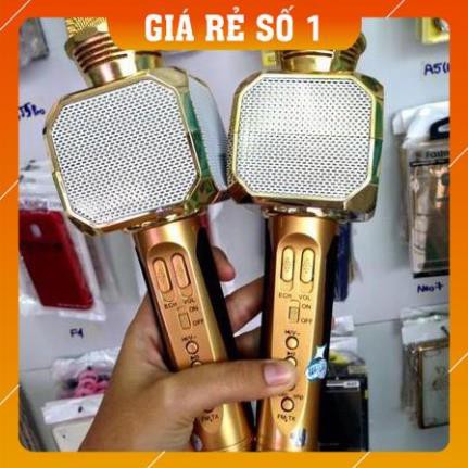 ⚡Giá Sập Sàn⚡ Micro hát karaoke không dây SD-10 bluetooth có loa hỗ trợ ghi âm pass chuẩn -  BH 6 tháng đổi mới