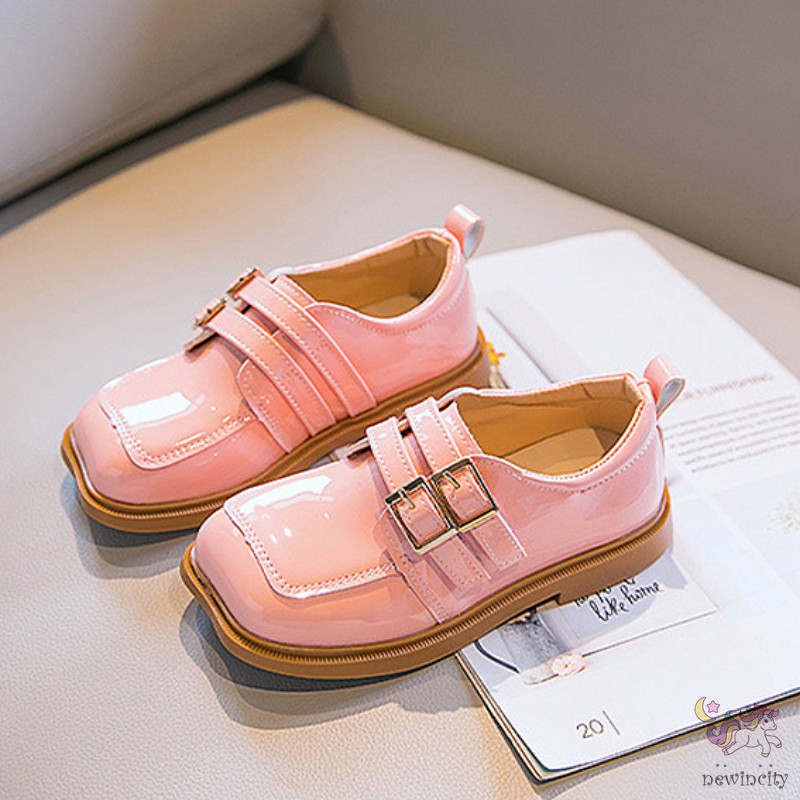 Giày Kiểu Dáng Công Chúa Phong Cách Retro Cho Bé Gái