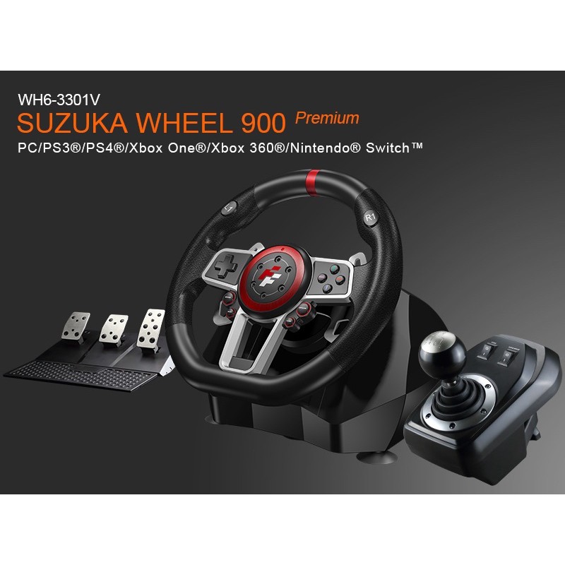 Vô Lăng Chơi Game SUZUKA ES900R Pro Premium cần số H
