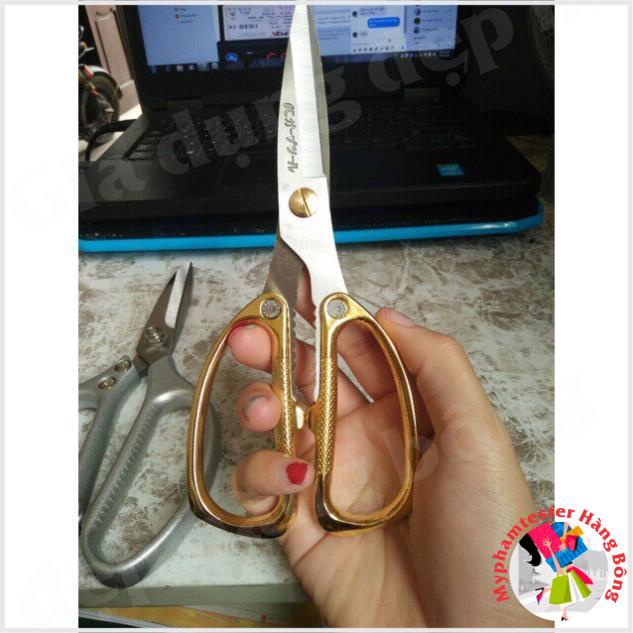 Kéo Kapusi cán vàng tay ánh kim siêu sắc bén K80