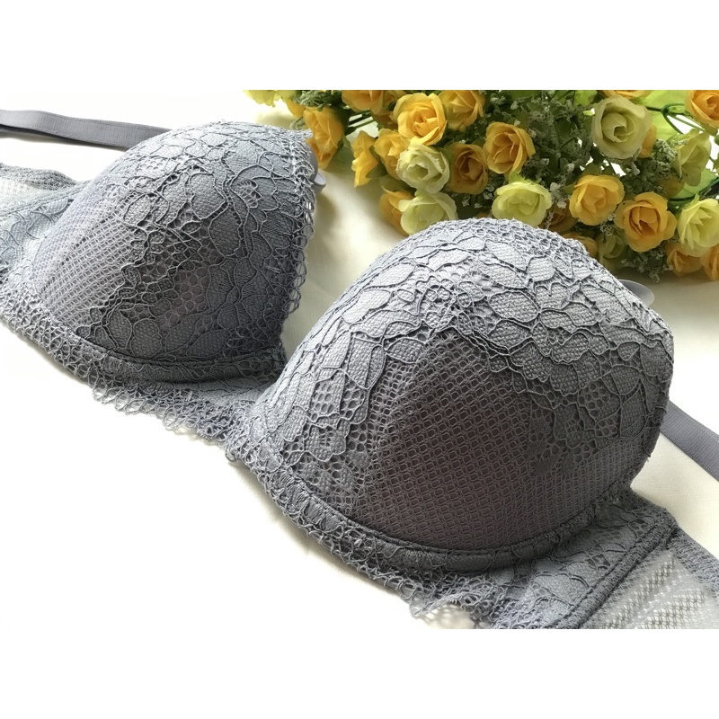 Áo lót ren ghi xuất xịn cao cấp size 36/80B