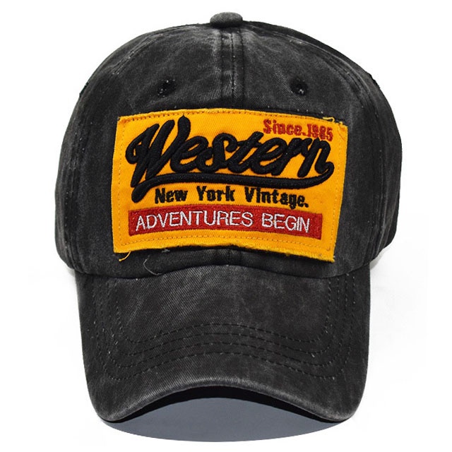 Mũ lưỡi trai ❤️ Nón kết Jean wax thêu chữ WESTERN phong cách unisex phù hợp cho cả nam lẫn nữ