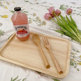 Mâm gỗ dùng chụp ảnh decor siêu xinh