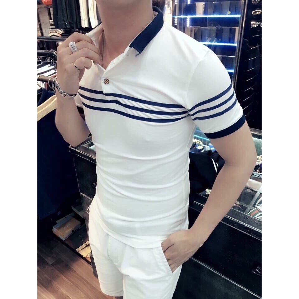 áo thun nam sọc ngang