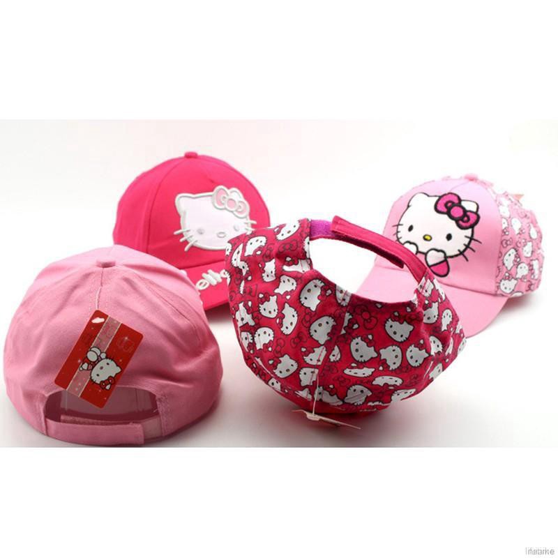 Nón đội hình Hello Kitty xinh xắn chống nắng tiện dụng cho trẻ em