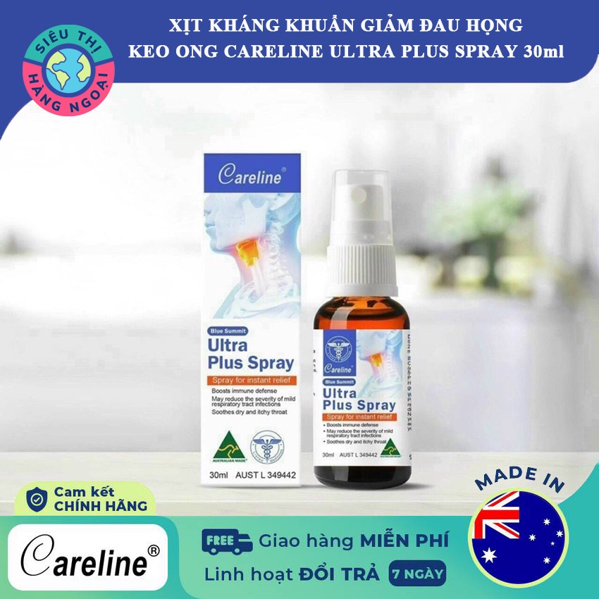 Xịt keo ong Careline Ultra Plus Spray 30ml