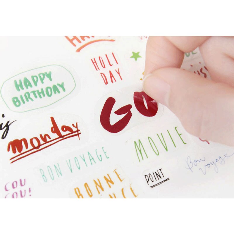 Set 8 Miếng Dán Trang Trí Dễ Thương