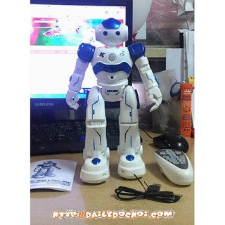 Đồ chơi robot điều khiển từ xa có cảm biến vật cản chính hãng JJRC R2