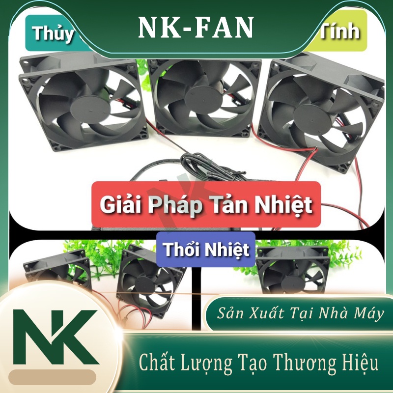 Bộ Quạt Tản Nhiệt 12V 9CM 2800-3000RPM❤️Bộ Tản Nhiệt Máy Tính Wifi Thủy Sinh❤️Quạt Hút Mùi Tiện Dụng