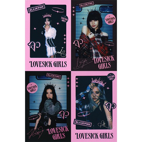 Set card Blackpink Lightstick UNOFFICIAL