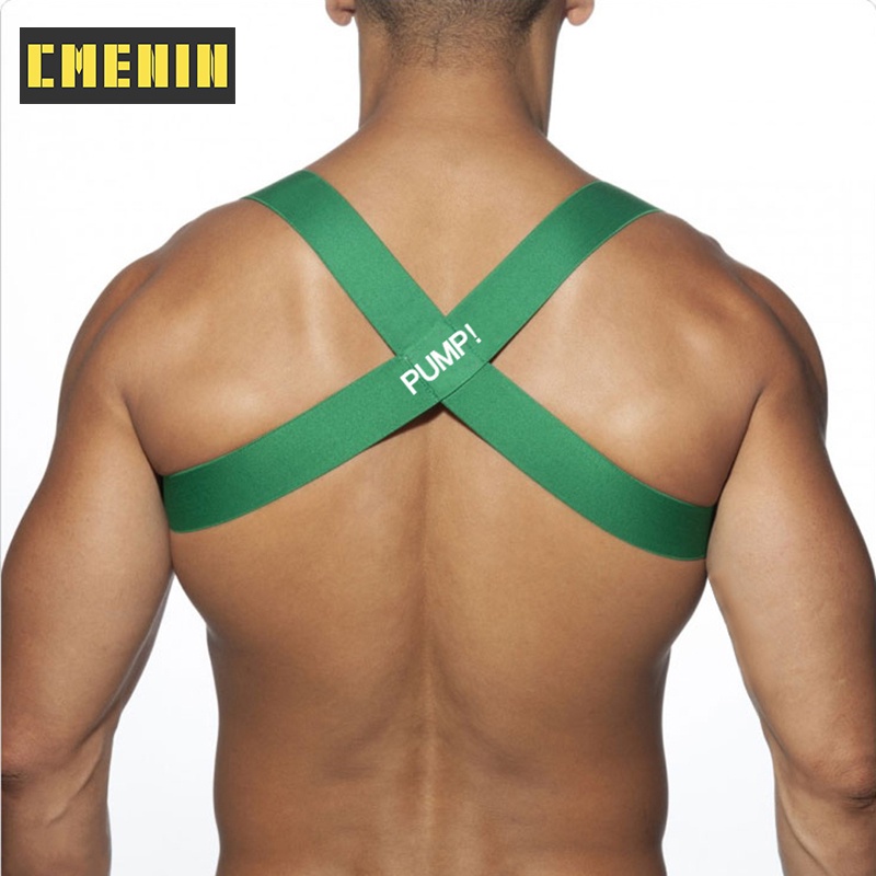 Dây đai co giãn CMENIN đeo ngực gợi cảm cho nam 2021 PU5501