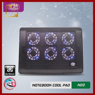 Đế Tản Nhiệt Laptop Máy Tính VSP COOLER N22 - Quạt Fan Tản Nhiệt Laptop Máy Tính