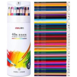 TOM1 (Từ thay thế 1 Bút chì màu chuyên nghiệp dạng cốc Deli 24/36/48 màu - 68123/68124/68125 ANHND1