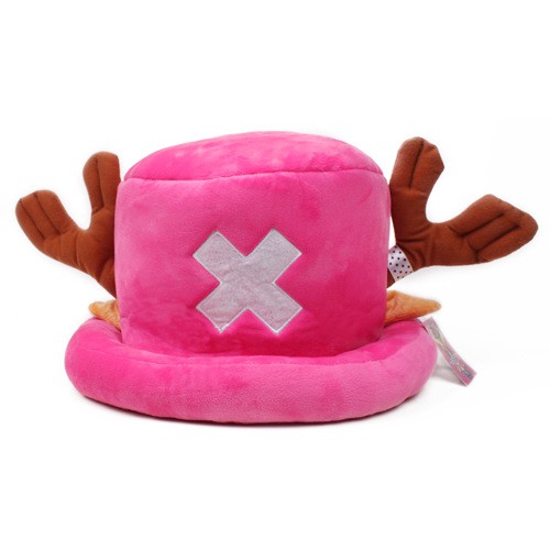One Piece Mũ hóa trang nhân vật hoạt hình Tony Chopper bằng vải lông màu xanh dương nhạt dễ thương thời trang mùa đông