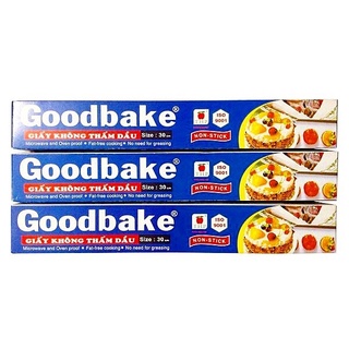 Giấy nướng bánh goodbake 5m - giấy nến chống dính goodbake - dụng cụ làm bánh - dụng cụ làm bếp - emyeubep