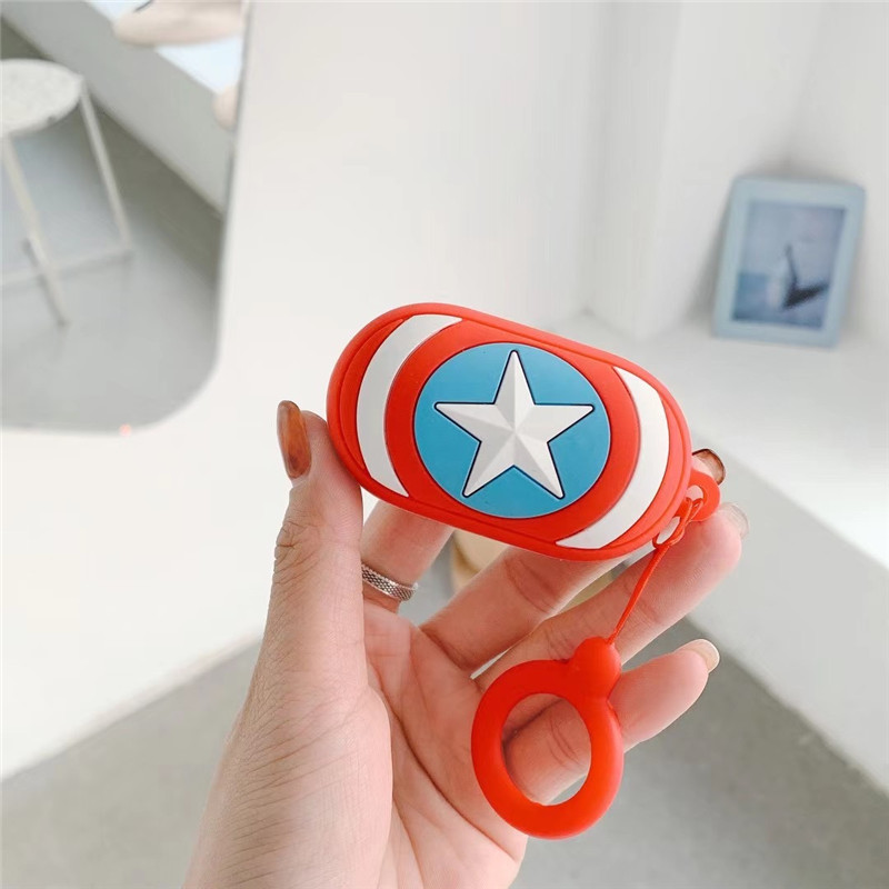 Vỏ bảo vệ hộp sạc tai nghe Samsung Galaxy Buds mềm họa tiết hoạt hình sáng tạo