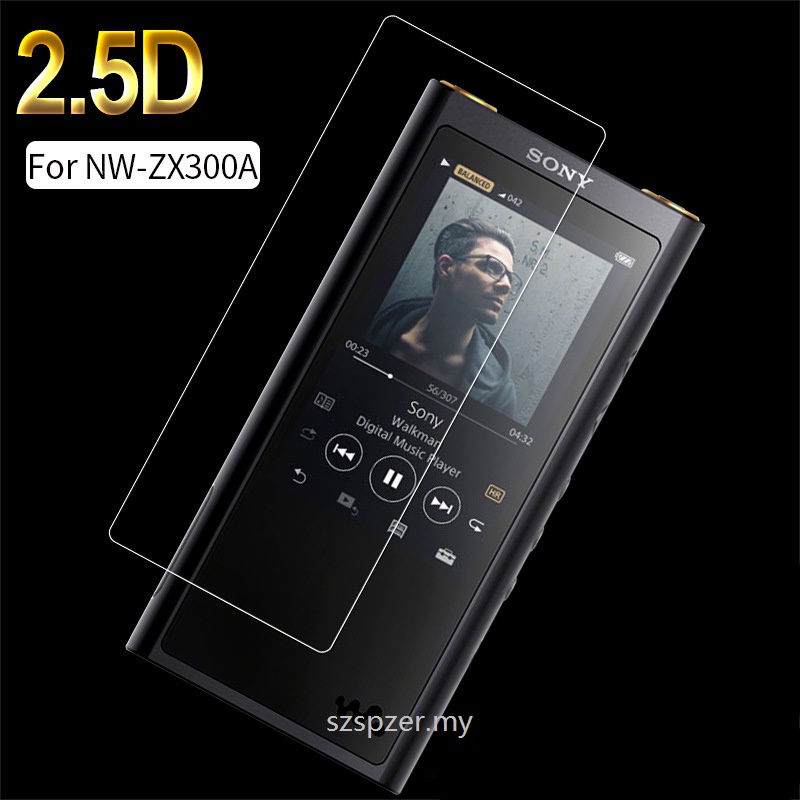 Kính Cường Lực Cong 2.5D Cho Máy Nghe Nhạc Sony NW-ZX300A MP3 Player A30 A40 A45 A46 A47