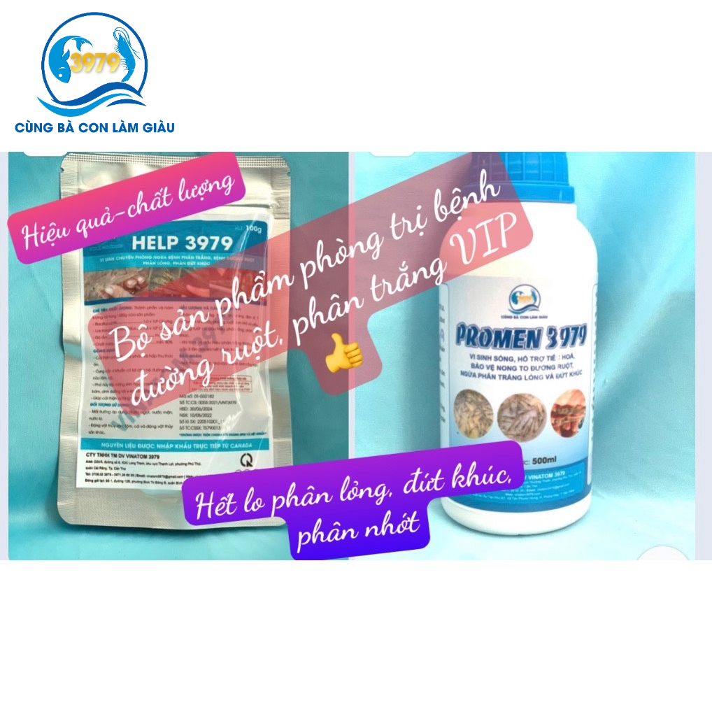 HELP 3979 VI SINH CHUYÊN PHÒNG NGỪA BỆNH PHÂN TRẮNG, BỆNH ĐƯỜNG RUỘT, PHÂN LỎNG, PHÂN ĐỨT KHÚC