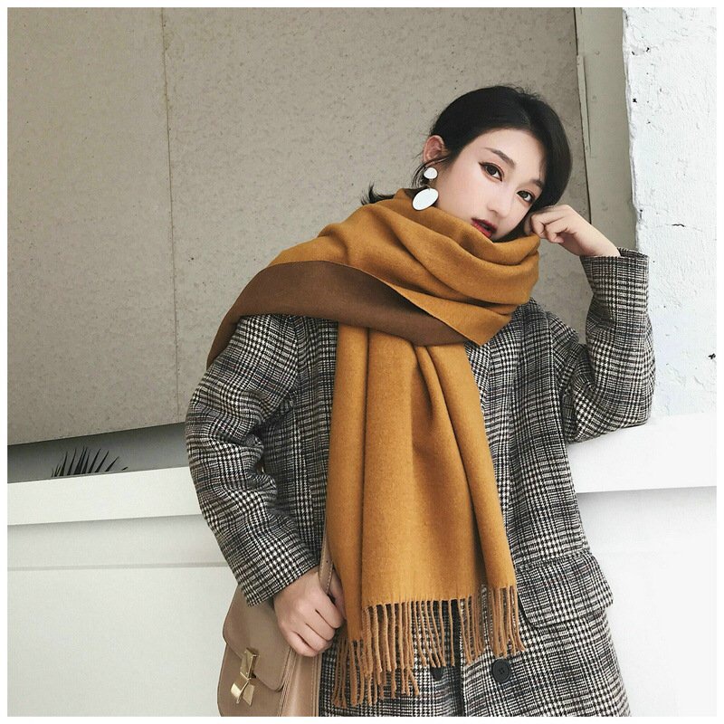 ~Hàng loại 1~ Khăn dạ Cashmere hai mặt cao cấp hàng loại 1 rẻ nhất dành cho mùa đông ấm áp phụ kiện nam nữ