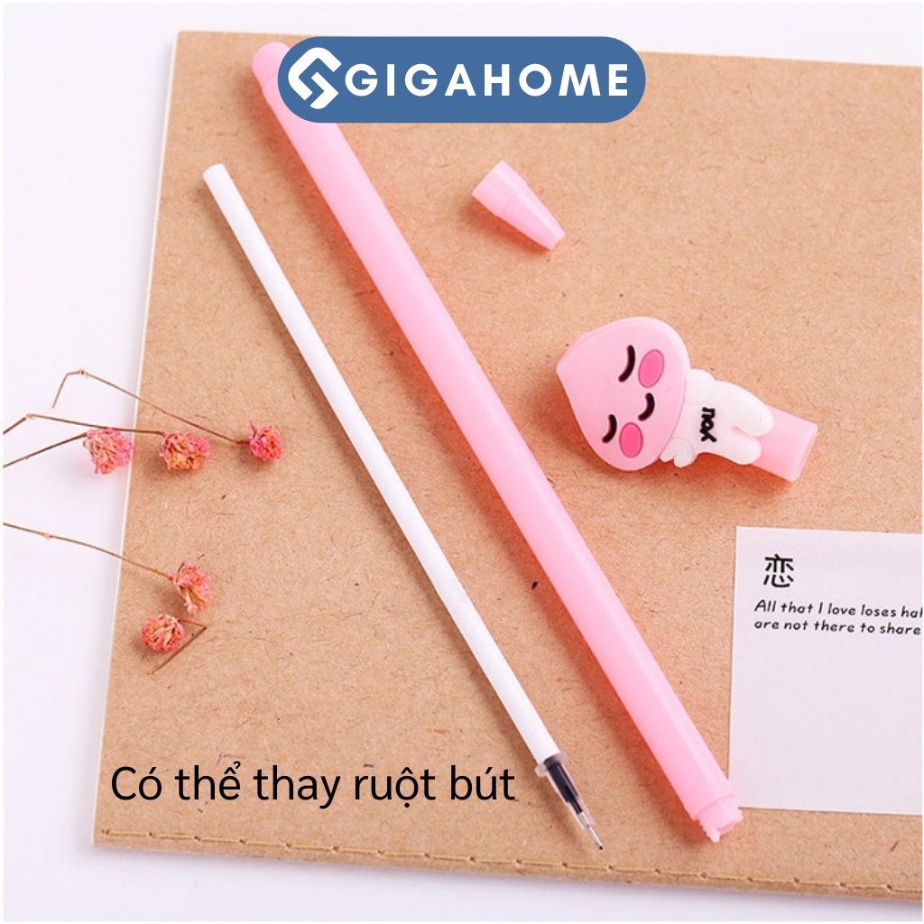 Bút Bi Hình Đào Đáng Yêu GIGAHOME Cho Bé Học Tập 6910