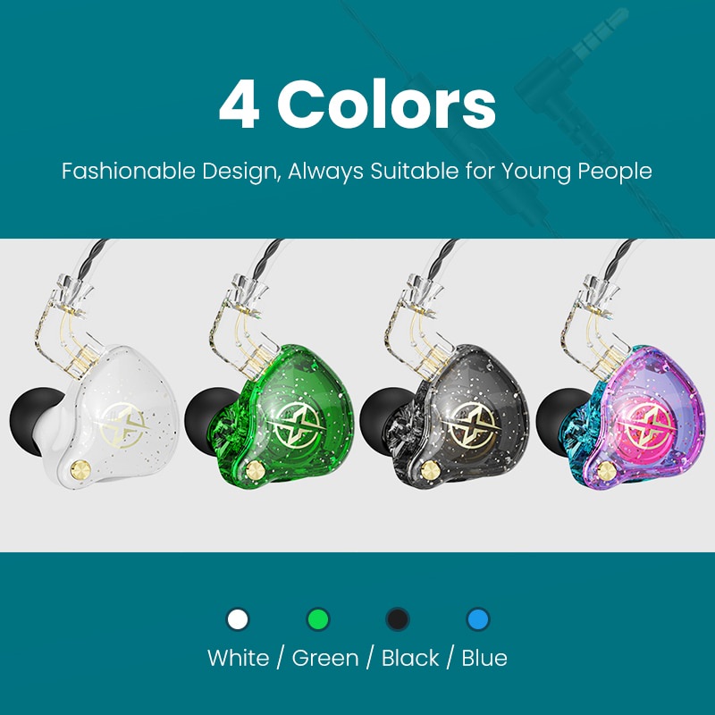 Tai Nghe Nhét Tai X2 Pro 3.5mm HiFi Chống Ồn Có Dây Tháo Rời Được