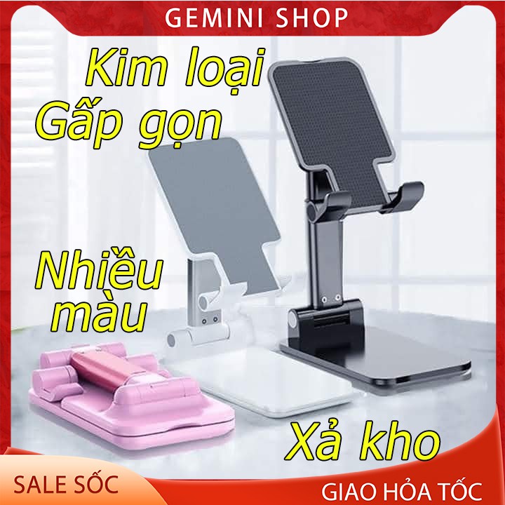 GIÁ ĐỠ Kệ điện thoại máy tính bảng T9 để bàn có thể gập gọn, chống tê mỏi tay GEMINI SHOP